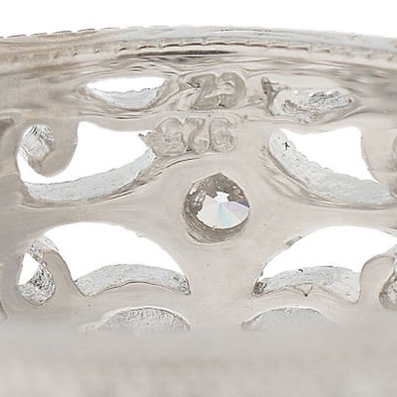 QVC Tacori Epiphany Diamonqiue Lace Design Eternity Band. 0251 - Picture 2 of 5